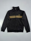 Adidas Originals Black & Gold Stripe Full Zip Track Jacket (S)