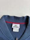 Lacoste Navy Zip-Up Bomber Sweatshirt | Size (XL)