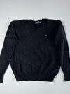 Polo Ralph Lauren | Charcoal V-Neck Wool Sweater | (S)