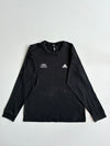 Adidas | Black "Three Stripes" Long Sleeve Tee | (L)