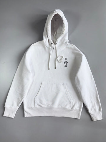AMI Paris | x Jean Jullien Limited Edition Hoodie | White | No. 086/150 {Ultra Rare} (L)