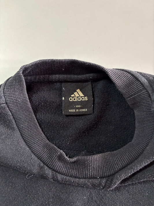 Vintage Adidas Gold Logo Crewneck Sweatshirt – Black (M)