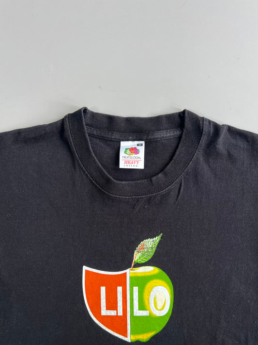 Vintage Heavy Cotton Black Graphic Tee (M)