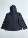 Y2K JNCO Jeans Black Zip Hoodie – Crown Logo (2XL)