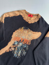 Eden XXX Guns N' Roses Bleach Wash Graphic Sweatshirt – Black (2XL)