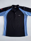 The North Face | Summit Series Half-Zip Performance Tee | Black & Blue (S/M)