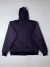 Carhartt Black Thermal-Lined Hooded Zip Sweatshirt (XL)