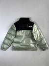 The North Face Nuptse Puffer Jacket | Metallic Sage Green 700 Fill Eco Down (L)