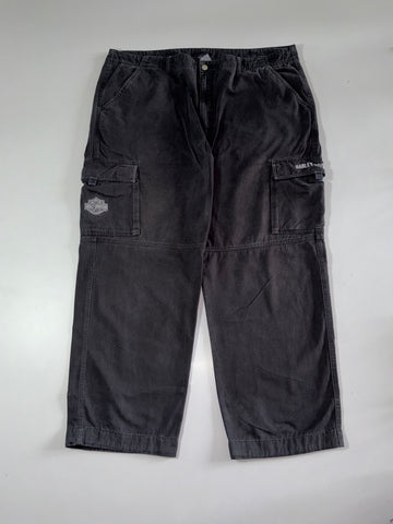 Harley-Davidson Black Cargo Pants (W:45) (L:45)