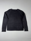 Burberry Black Label | Contrast Stitch Knit Sweater Charcoal | (XL)