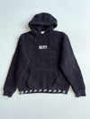 FILA Sherpa Fleece Box Logo Hoodie – Black (M)