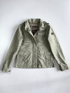 Superdry | M65 Field Utility Jacket With Hidden Collar Cap | Washed Olive Green (M)