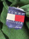 Vintage Tommy Hilfiger | Forest Green Crest Logo Knit Sweater | (S)