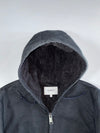 Carhartt WIP Active Jacket I023083 Washed Black 100% Cotton Canvas Fleece-Lined (M)