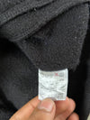 Spyder Black Knit Fleece Full-Zip Hoodie with Sleeve Spell-Out (S)