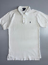 Polo Ralph Lauren Classic Polo Shirt | Navy Pony Logo | White (L)
