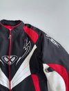 Ixon Black Tribal Graphic Textile Moto Racing Jacket  Red Tribal Removable Lining (Paded)(M)