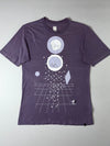 Adidas Originals Graphic Tee Purple, Surreal Print (L)