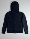 Reebok Navy Blue Fleece Full-Zip Hoodie (S)
