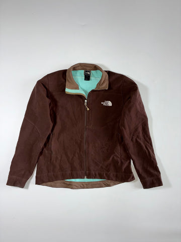 The North Face | Brown Mint Softshell Fleece Lined Jacket | (Women's)(M)