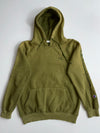 Champion Embroidered Script Logo Hoodie Olive Green (M)