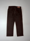 Levi’s | Dark Brown Button Fly Straight Jeans | (W:32) (L:38)