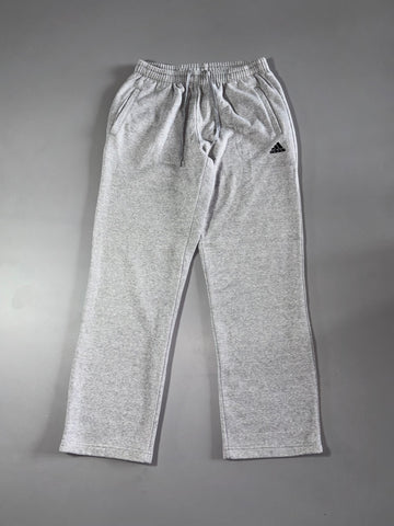 Vintage Adidas Straight Leg Sweatpants – Grey (W:28) (L:39)