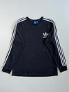 Adidas Originals 3-Stripe Trefoil Long Sleeve Tee (L)
