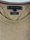 Tommy Hilfiger Beige Pima Cotton Cashmere Crewneck Sweater (XL)