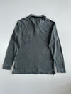 Burberry London | Nova Check Trim Long Sleeve Polo | Grey | Size L