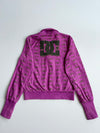Y2K DC Shoes Reversible Monogram Bomber Jacket Women's (S)