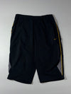 Vintage Nike Dri-FIT Black & Yellow 3/4 Shorts (W:34) (L:28)