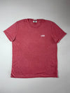 Tommy Jeans Regular Fit Maroon Heather V-Neck T-Shirt (2Xl)