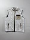 Carhartt WIP White Sherpa Fleece Utility Vest (S/M)