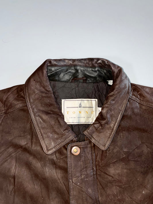 Premium Heavy Pure Leather Jacket (2XL)