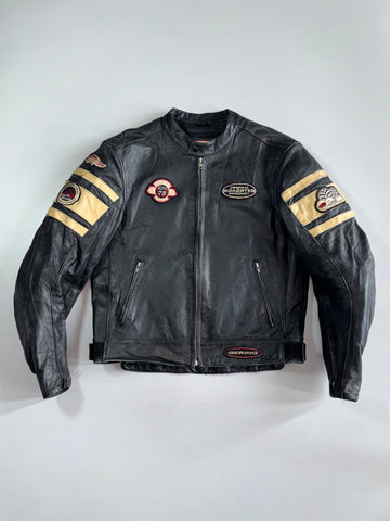 Bering | “Original Roadster 73” Leather Moto Jacket (Paded)(M)