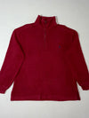 Vintage Polo Ralph Lauren Burgundy Quarter Zip Pullover Sweater (S)