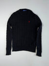 Polo Ralph Lauren Cable Knit Cotton Crewneck Sweater – (L)