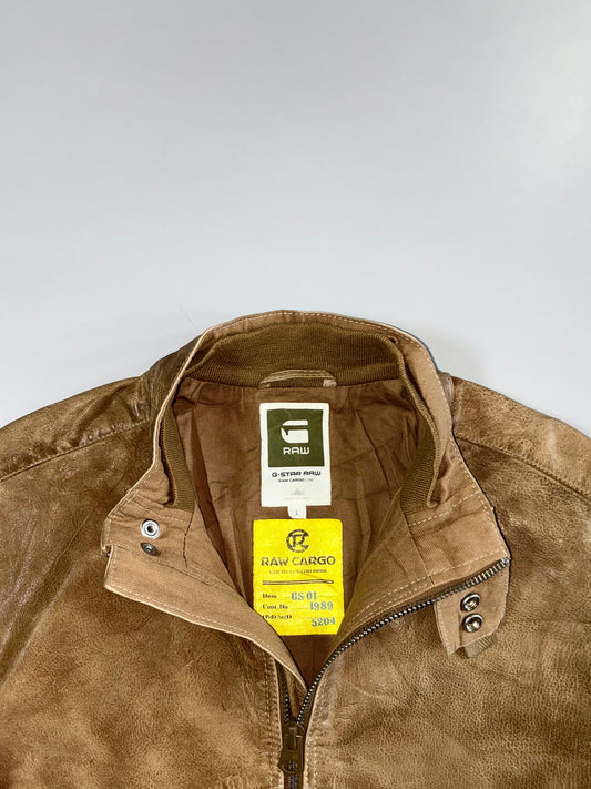 G-Star Raw Original Pure Leather Jacket RARE (M)