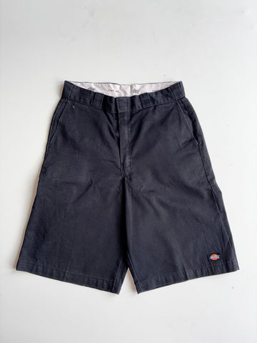 Dickies Black Loose Fit Work Shorts (W:32) (L:25)