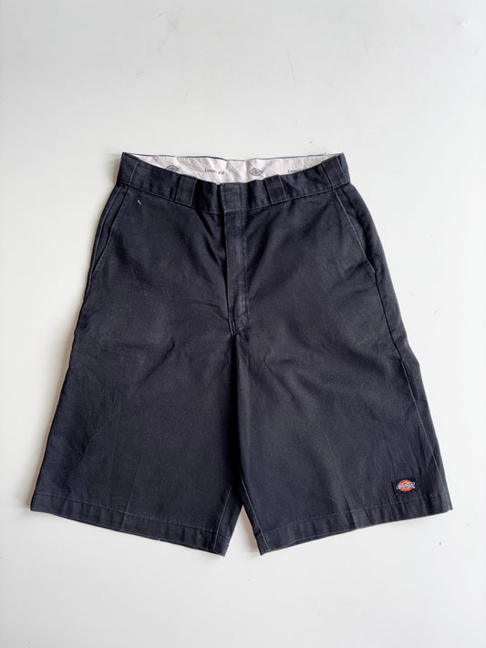 Dickies Black Loose Fit Work Shorts (W:32) (L:25)