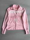 Puma | Striped Full-Zip Track Jacket | Pink/White Women's (S)