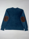Vintage BAPE College Logo Crewneck Sweatshirt – Navy/Orange – (M)