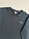 Puma Embroidered Logo Crewneck Sweatshirt – Black (M)