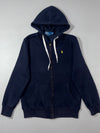 Polo Ralph Lauren Custom Fit Navy Full-Zip Pony Logo Hoodie (S/M)