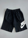 Nike Black Cut-Off Logo Shorts Elastic (W:26|L:19)