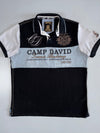 Camp David Black Colourblock Tennis Polo (XL/2XL)