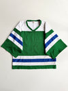 Vintage Monsport Mesh Hockey Jersey – Green/White/Blue (Adult) (3XL/4XL)