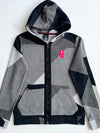 Nike Kyrie Grey Geometric Print Zip-Up Hoodie (S)