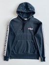 Fila Stile Sportivo Logo Tape Pullover Hoodie (S)